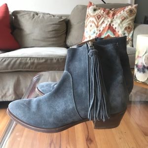 Ralph Lauren slate grey/blue-grey booties